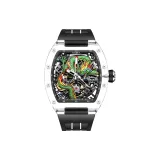 Лазурный дракон, черный, отношение, круг