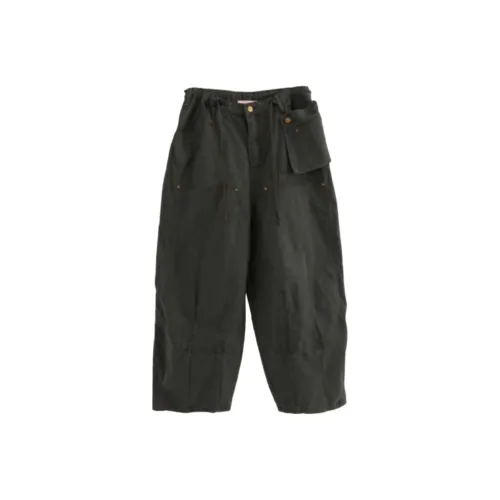 LOWEAR Khaki Женские Повседневные Брюки
