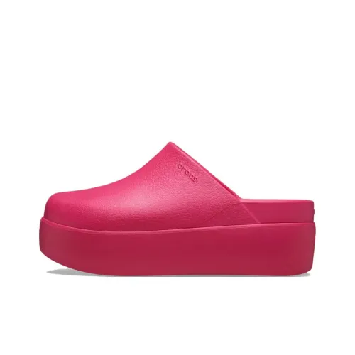 Crocs Устойчивые к истиранию Домашние тапочки Женские Питайя