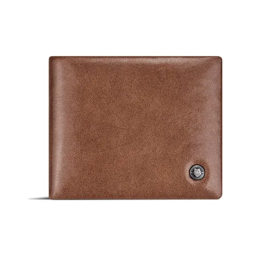 SEPTWOLVES Кошелек из натуральной коровьей кожи мужской хаки