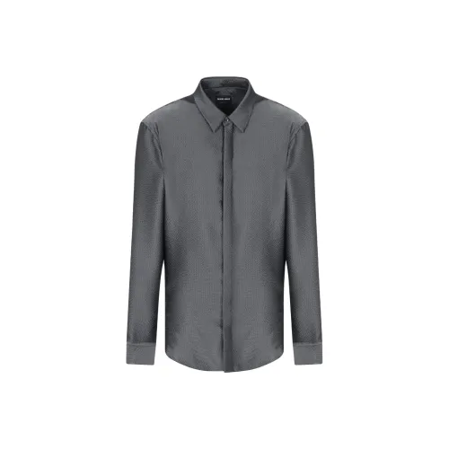 GIORGIO ARMANI Серые Мужские Рубашки