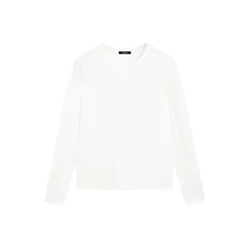 Massimo Dutti Белые Женские T-рубашки