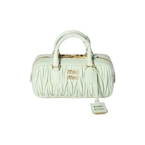 MIU MIU Arcadie series Овечья кожа Сумка Женская Aqua Blue