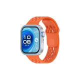 Оранжевый/Дышащий Ремешок из сетки с ячейчатой структурой