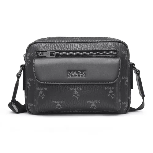 FAIRWHALE Сумка через плечо из ПВХ Сумка на плечо Стандартная Мужская Черная