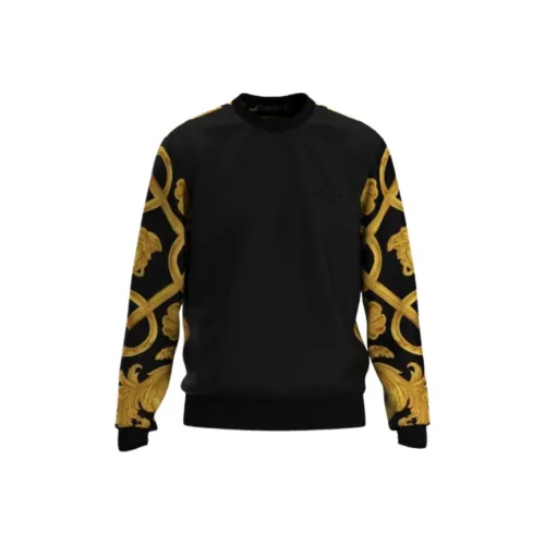 VERSACE Мужские черные свитшоты