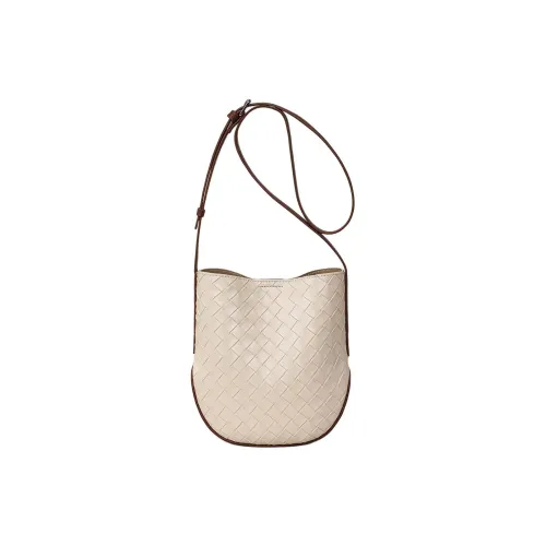 MILLIE'S Корова Кожа Ведрообразная Сумка Плечевая Сумка Стандартная Женская Абрикосовая