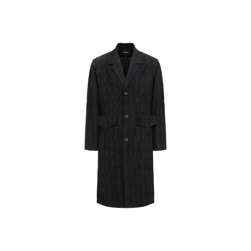 TZ Official Черное Унисекс Пальто