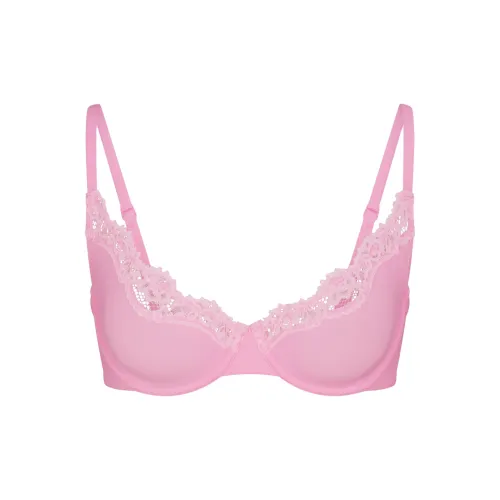 SKIMS FW25 PASSE TOUT Кружево Без подкладки Глубокий вырез Бюстгальтер Женские