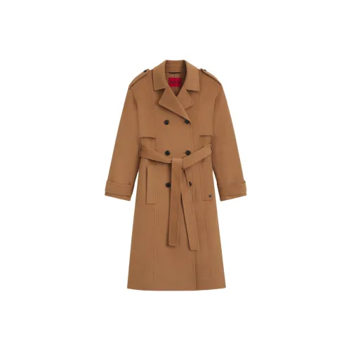 Hugo Boss Khaki Женская тренч-куртка