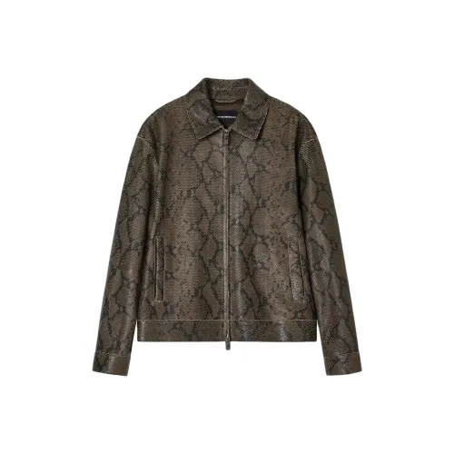 EMPORIO ARMANI Кожа Куртка Мужская