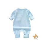 Синий комбинезон медведя