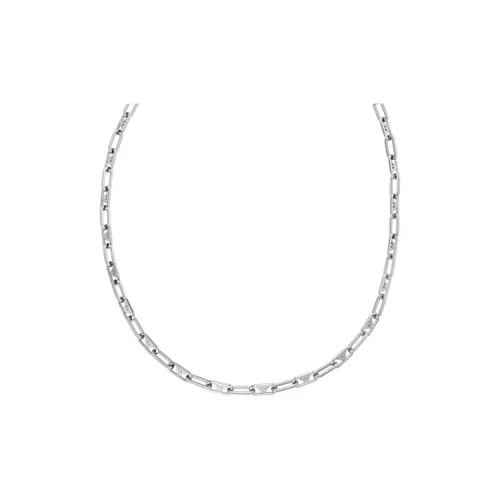 EMPORIO ARMANI Нержавеющая сталь Мужские ожерелья Серебряные