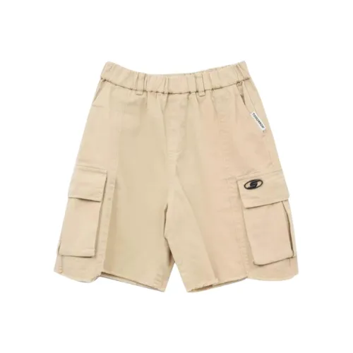 SUNTOMORROW Лето 2025 Шорты Подростки Светлый хаки Белый