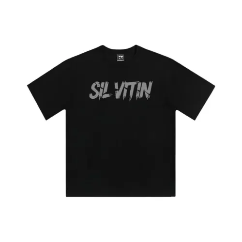 SIL VITIN Черный Унисекс T-рубашки