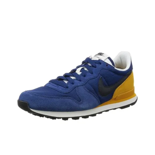 Nike Internationalist Беговые кроссовки Мужские Синие Желтые