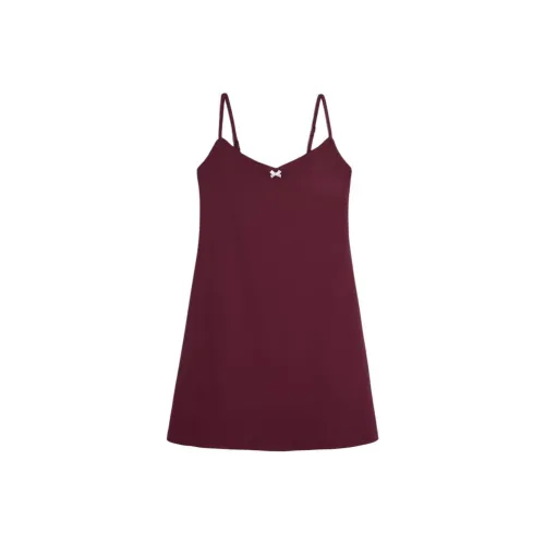 Hollister Бургунди Женские Слип-Платья