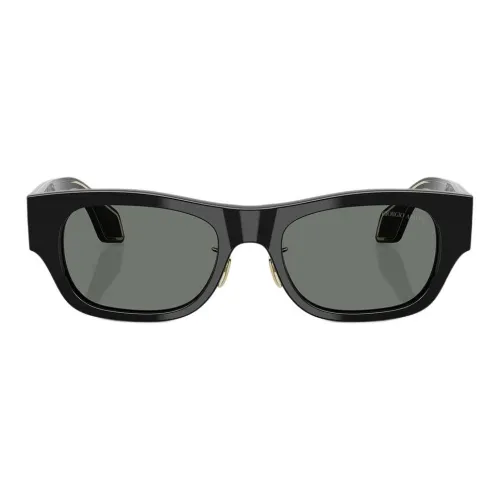 AMANI Ацетат Прямоугольные Солнцезащитные очки Мужские Черные