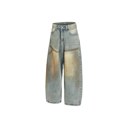 GEOGRE ALEX Синий Унисекс Джинсы