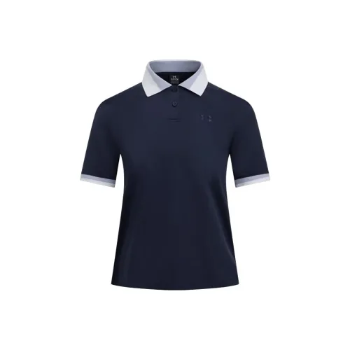 Under Armour Темно-синие Женские Поло