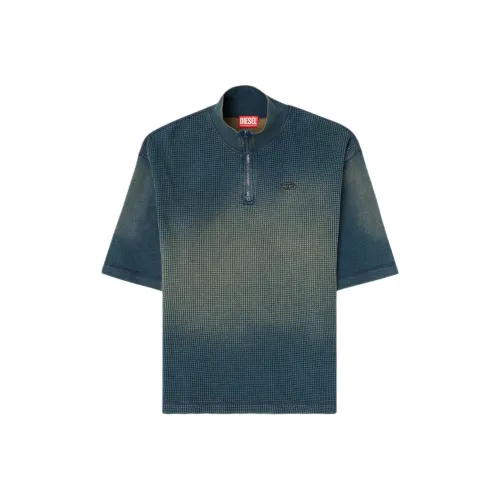 DIESEL Темно-синие мужские футболки T