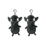 Уродливый-Милый Чихуахуа Брелок-[Черный Серый](2 Упаковки)