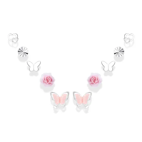 Серьги-гвоздики для ухода за пирсингом уха Barbie женские