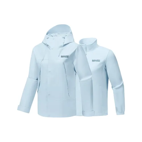 Skechers Водонепроницаемый Ветрозащитный Дышащий Водоотталкивающий Термостатический ветровка Женские