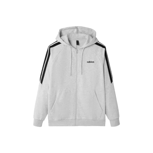 Adidas 3 Stripes Куртки и Пальто Унисекс Светлый Серый