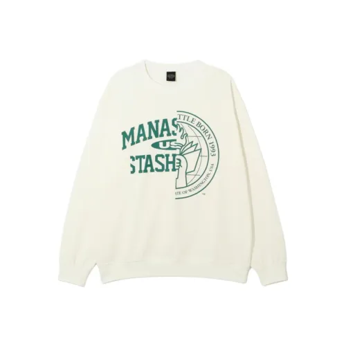 Manastash Белый Мужской Свитшот