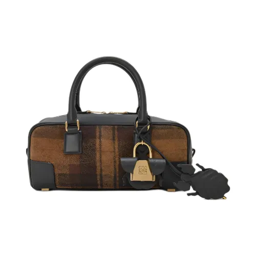 LOEWE Сумка из коровьей кожи Женская Коричневый и Черный