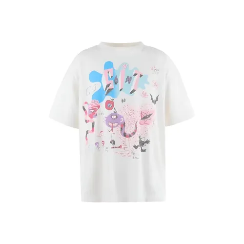 SAINT Mxxxxxx SS25 Белая унисекс рубашка T