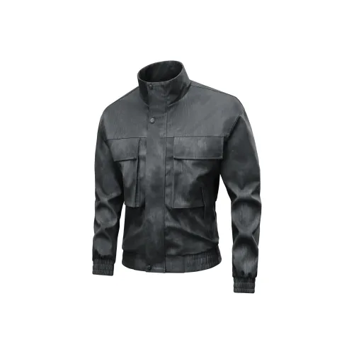 BUSINE; Мужские кожаные куртки