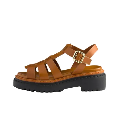 PRADA Римские сандалии Женские Коричневые