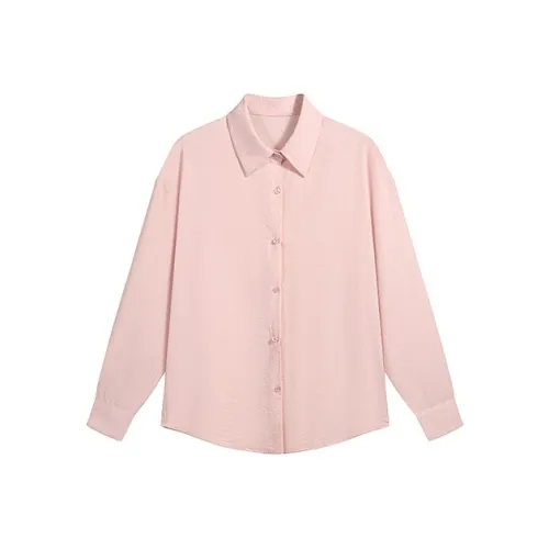 GORGEOUSIDEA Розовая рубашка Женская рубашка