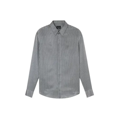 GIORGIO ARMANI Мужские черные рубашки