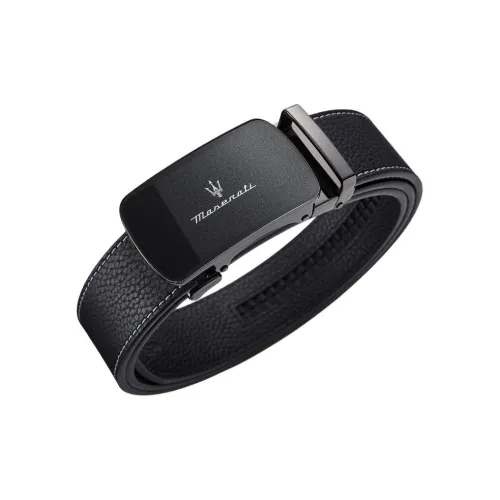 Maserati Лицевая коровья кожа модный тренд ремень премиум-коробка индивидуальная поздравительная открытка мужской металлический ширина 3,5 см