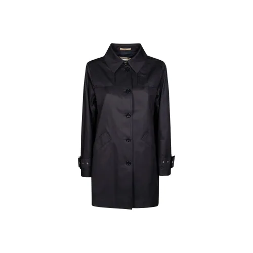 HERNO Морской Синий Женский Тренч