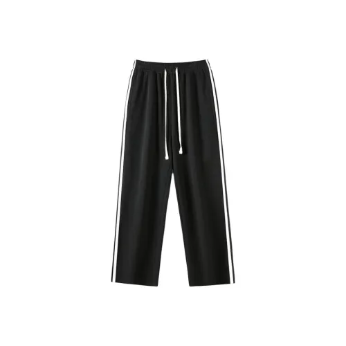 MKIEZER Черные Унисекс Повседневные Штаны