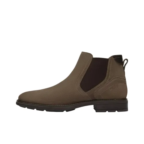 Clarks Emmet Easy Ankle Chelsea Boots Мужские Коричневые