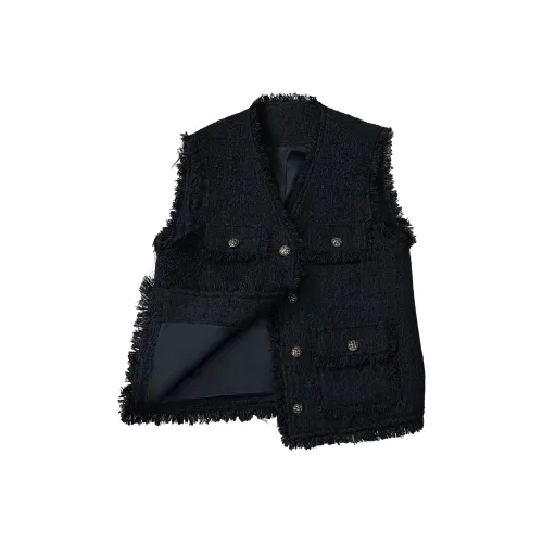 Cypress House Черные Женские Жилеты