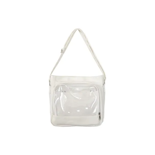 PINK·LAND Холст Ит-Сумка Стандартный Женская Белый Черный