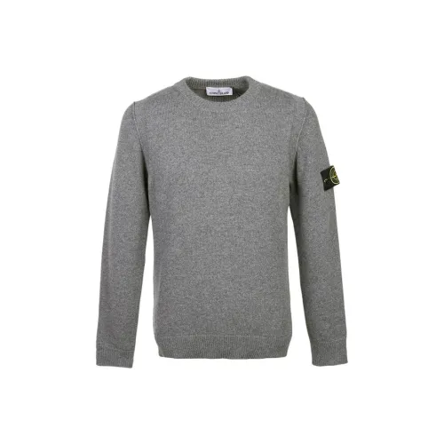 STONE ISLAND Серый Мужской T-Рубашки