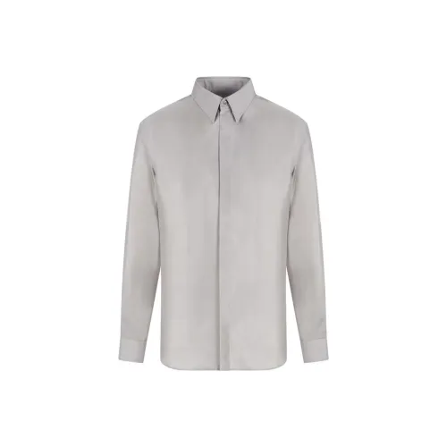 GIORGIO ARMANI Серые Мужские Рубашки