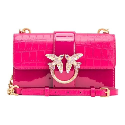 PINKO Лакированная кожа Swallow Сумка Сумка через плечо Сумка на плечо Женская Красная