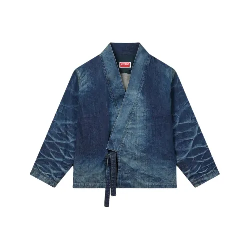 KENZO Синий Мужской Джинсовые Куртки