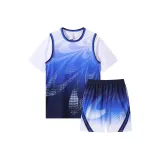 Королевский синий комплект одежды (топ + шорты)