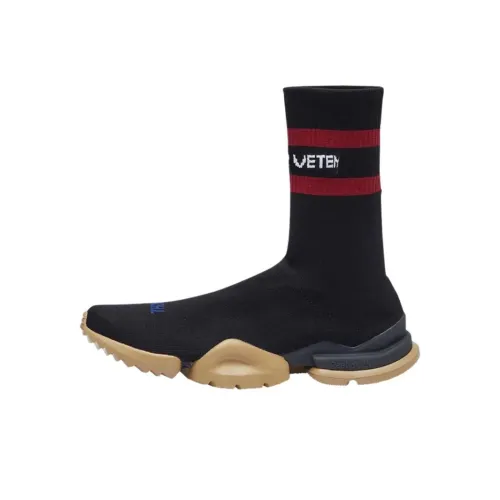 Vetements x Reebok Sock Pump Men's Running Sneakers Black