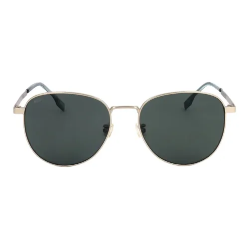 Hugo Boss Нержавеющая сталь Aviator Солнцезащитные очки Мужские Золотые