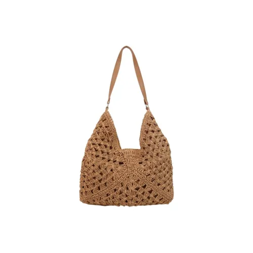 Bullrun Вязаная сумка Beach Bag Сумка-тоут Сумка через плечо Женская Многоцветная